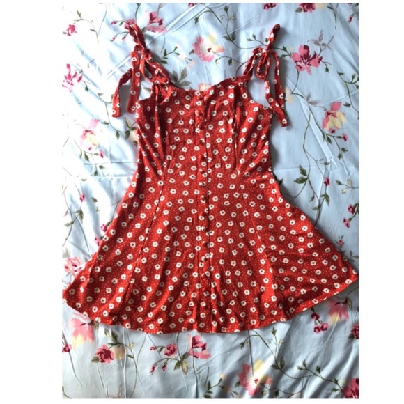 FOREVER 21 floral print skater dress - Picture 5 of 8